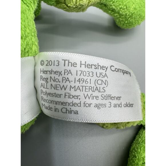 Hershey Chocolate World Park 11” Green Robot Plush Stuffed Souvenir 2013 - Picture 7 of 9